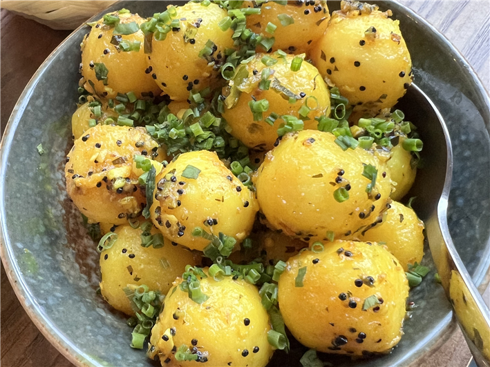 mustard potatoes